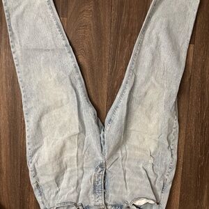 Old Navy Blue Skinny Jeans with Faded Wash and Zipper Fly